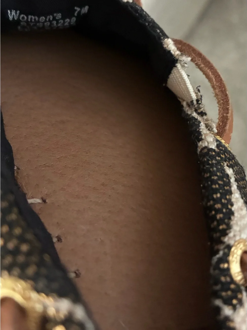 Sperry Leopard Print Espadrille Flats with Tan Laces